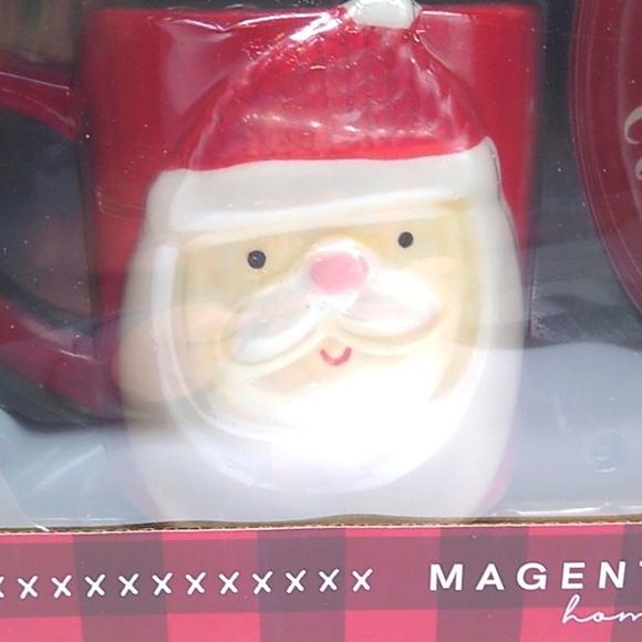 Magenta Cookies for Santa Plate & Santa Mug Set - Picture 3 of 4